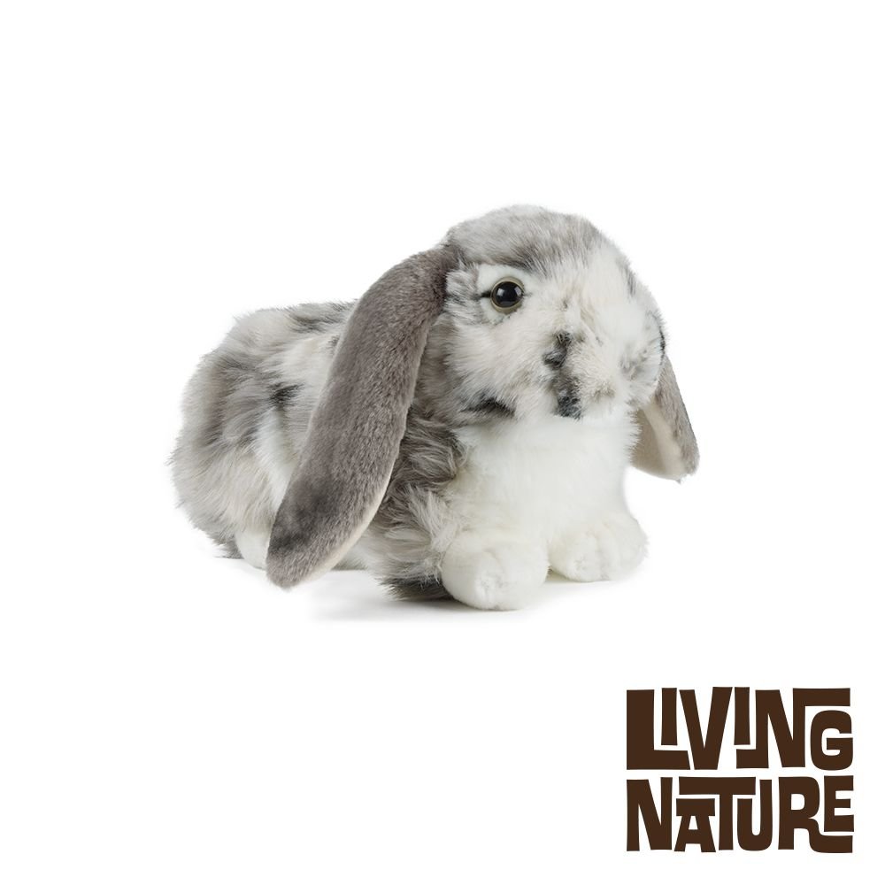 Plush Lop Eared Rabbit Grey