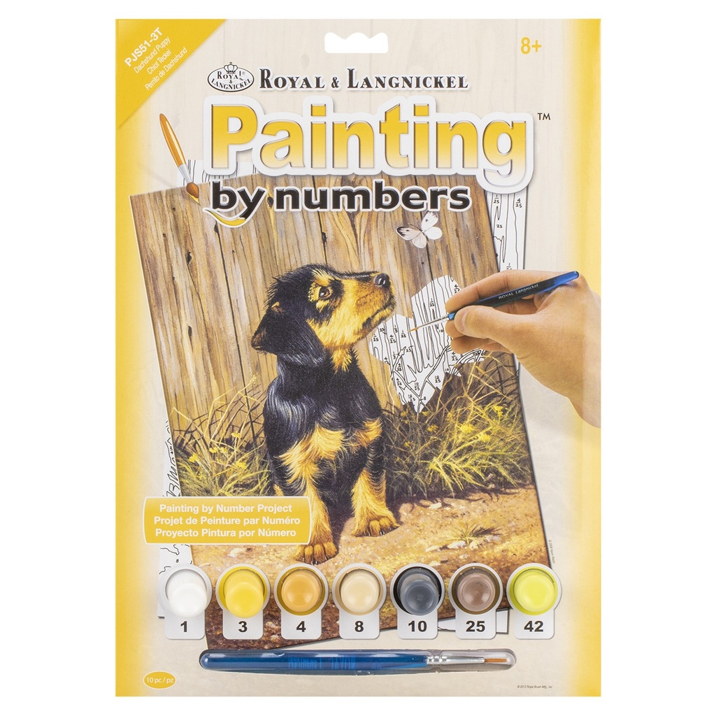 Painting by Numbers Puppy