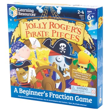 Fraction Game Jolly Roger's Pirate Pieces Learning Resources