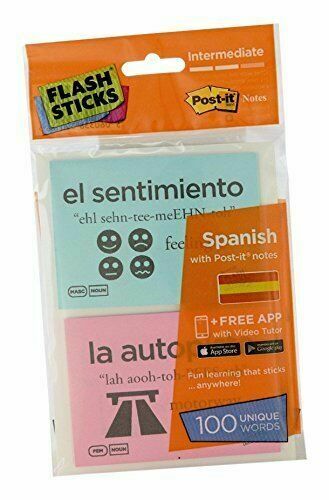 FlashSticks Spanish Starter Beginner 100