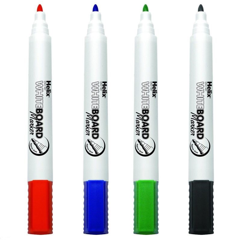 Whiteboard Marker 4 pack Helix