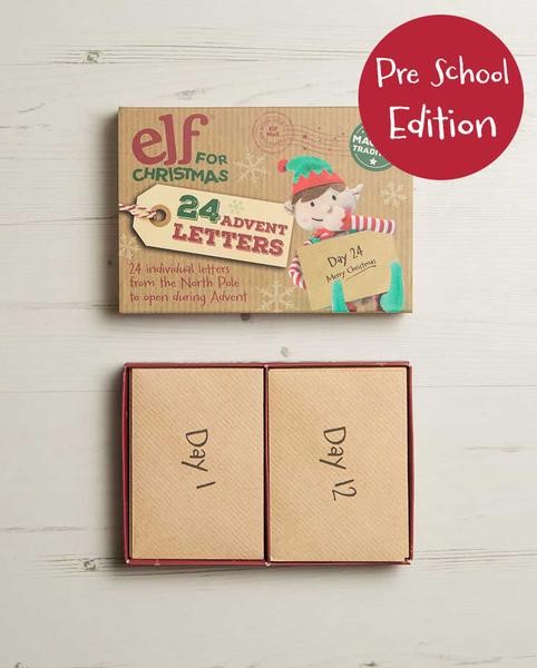 Elf for Christmas Advent Letters 2018 - Preschool