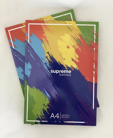 Hardback A4 160Pg Rainbow Supreme