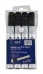 Whiteboard Markers 4pk Black Supreme