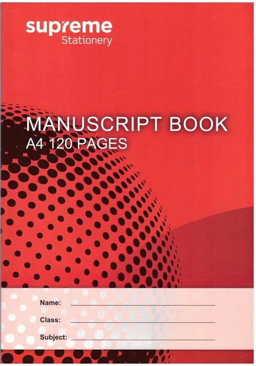 [O/S] Manuscript Book A4 120Pg Mb-0578 Supreme