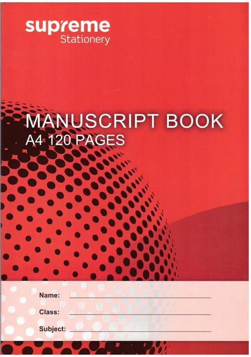 Manuscript Book A4 120Pg Mb-0578 Supreme