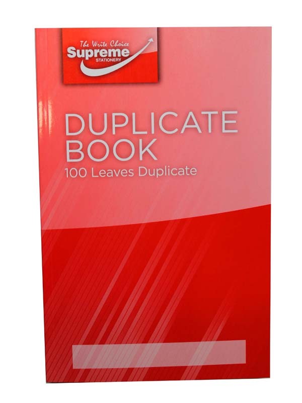 O/S DUPLICATE BOOK 8X5 100 PG