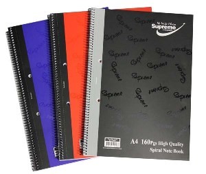 Notebook A4 Spiral 160Pg Sp-9588 Supreme/Super Select