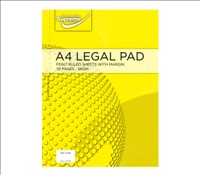 Legal Pad A4 Yellow 70 Sheet Spiral LP-6028 Supreme