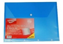 Double Button Wallet 3pk BW-551 Supreme