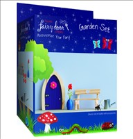 Garden Accessory Set 4pcs Fairy Door