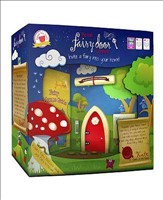 Fairy Door Red Arched Slim