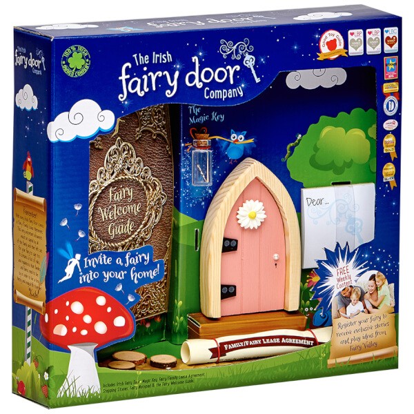 Fairy Door Pink Arched Slim