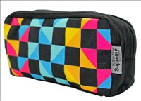 Pencil Case Squares Double PC-2717 Supre