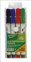 Whiteboard Markers Slim 4pk WB-6524 Supreme