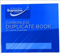 O/S Duplicate Book 4X5 Carbonless CD-0999 Supreme