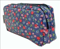 Pencil Case Zip Designer Floral Blue Supreme