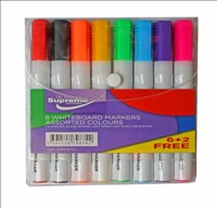 Whiteboard Markers Large 8pk WB8-8742 Supreme