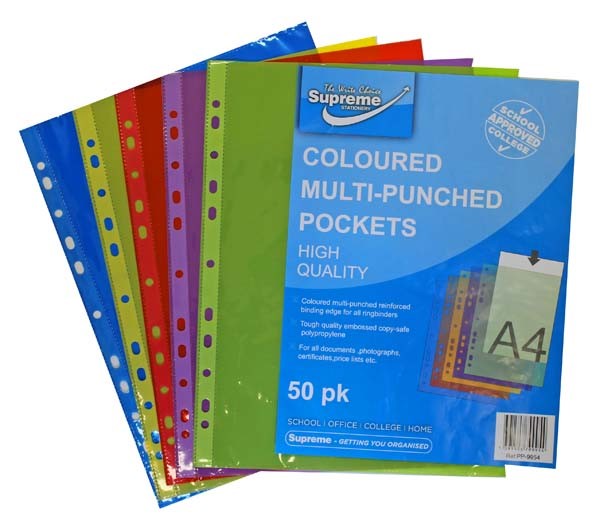 Polypockets 50pk Coloured PP-9954 Supreme