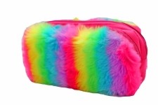 Double Fancy Fur Pencil Case