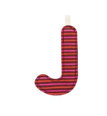 Letter J Fabric Alphabet