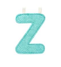 Letter Z Fabric Alphabet