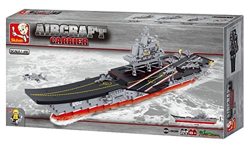 Aircraft Carrier 1058pcs Large Sluban