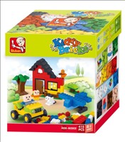 Kiddy Bricks Green (415 pieces) Sluban