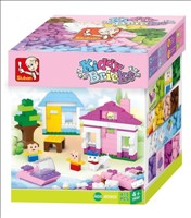 Kiddy Bricks Pink (415 pieces) Sluban