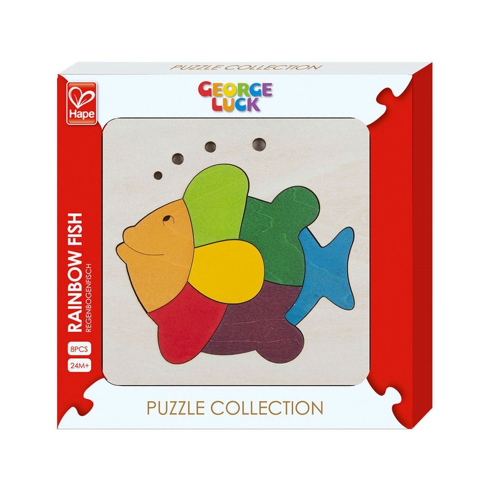 Wooden Puzzle Collection Rainbow Fish (Jigsaw)