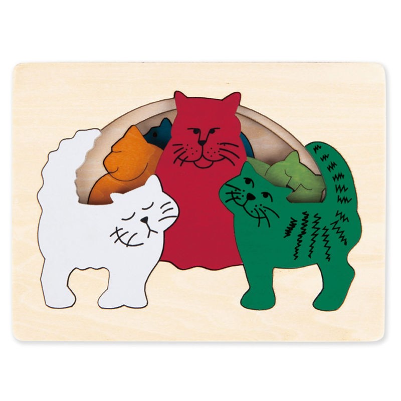 Wooden Puzzle Collection Cats (Jigsaw)