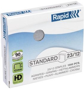 Rapid staples 23/12 1000 pcs