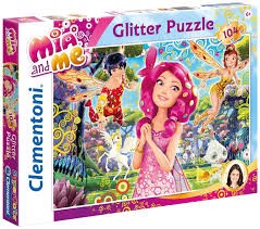 Mia and Me (104 Piece Glitter Puzzle) (Jigsaw)