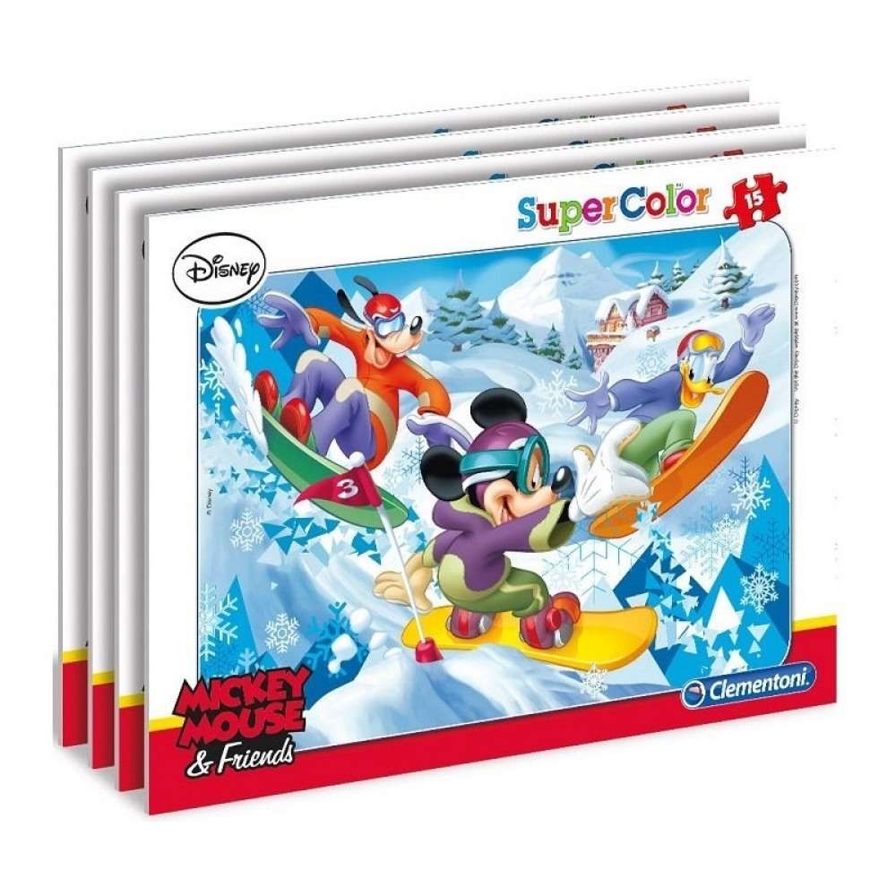 Mickey Mouse and Friends Super Colour (15 Piece Puzzle) (Jigsaw)