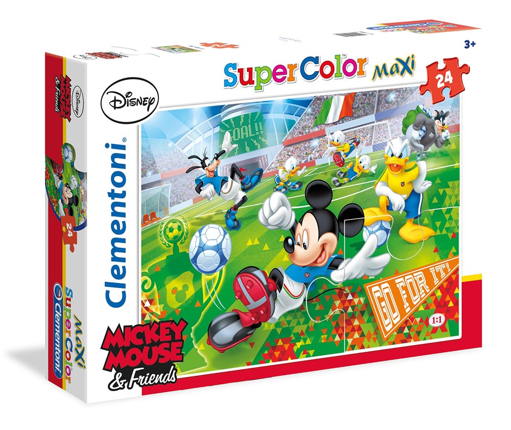 Puzzle Mickey Sport Super Colour Maxi 24pcs (Jigsaw)