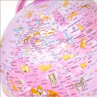 Globe Pink Zoo 25cm Illuminated Tecnodidattica