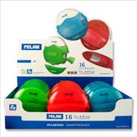 Sharpener + Eraser Bubble Milan