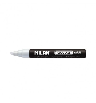 Marker White Fluoglass White wet erasable Milan