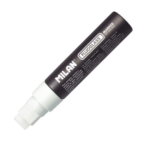 Marker White Wet Erasable Fluoglass Milan