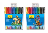 Fibre Pens 12pk Adel