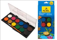 Watercolours 12pk 24mm Adel