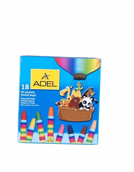 Oil Pastels 18pk Hexagonal Adel