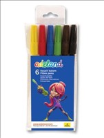 Fibre Pens 6pk Adeland