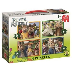 Puzzle Peter Rabbit 4 puzzles in Suitcase (Jigsaw)