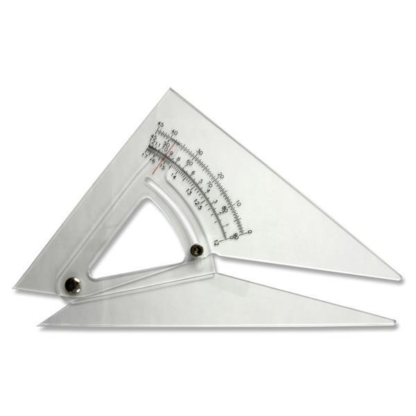 Adjustable Set Square 25cm Toyland