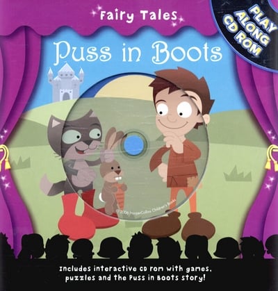 PUSS IN BOOTS WITH CD ROM