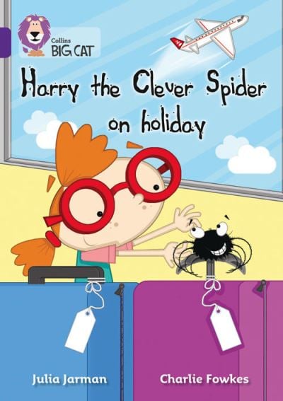 Big Cat Purple Harry Clever Spider on Holiday