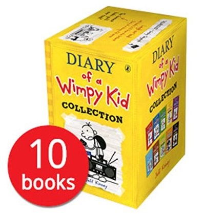 Diary of a Wimpy Kid Collection (10 Books Box set)