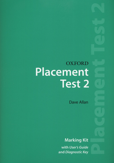 Oxford Placement Tests 2 Marking Kit