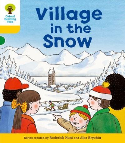 Village in the snow